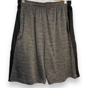 Zone Pro Athletic Shorts Men's Medium Gray Pockets Casual Athleisure Basketball